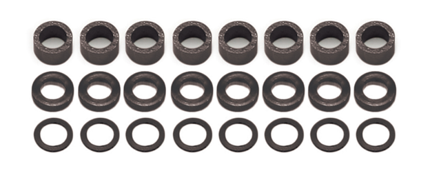 Scaleauto SC-1121 - Plastic Axle Spacer Set - Multiple Sizes - for 3/32" axles - pack of 24