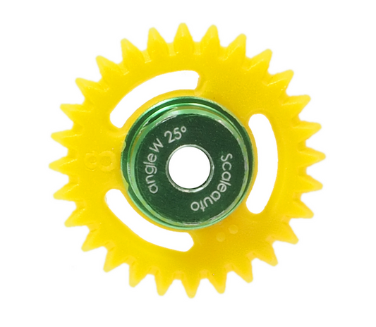 Scaleauto SC-1168BR - 28T Polyamide Anglewinder Gear - Reverse - 15.8mm diameter - for 3/32" axles