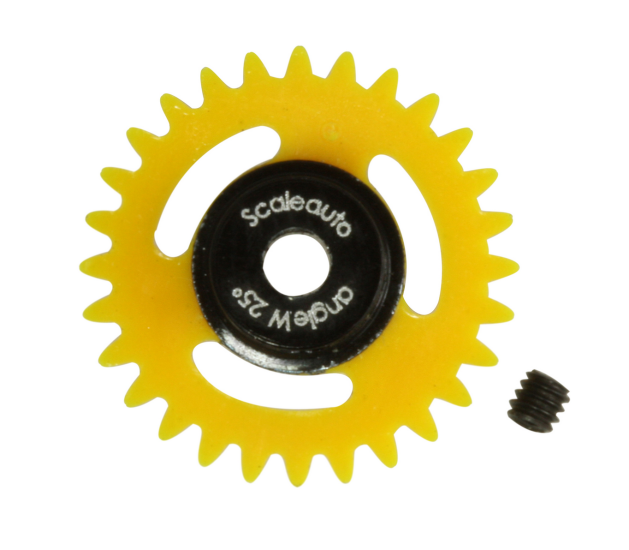 Scaleauto SC-1168R - 28T Polyamide Anglewinder Gear - 15.8mm diameter - for 3/32" axles