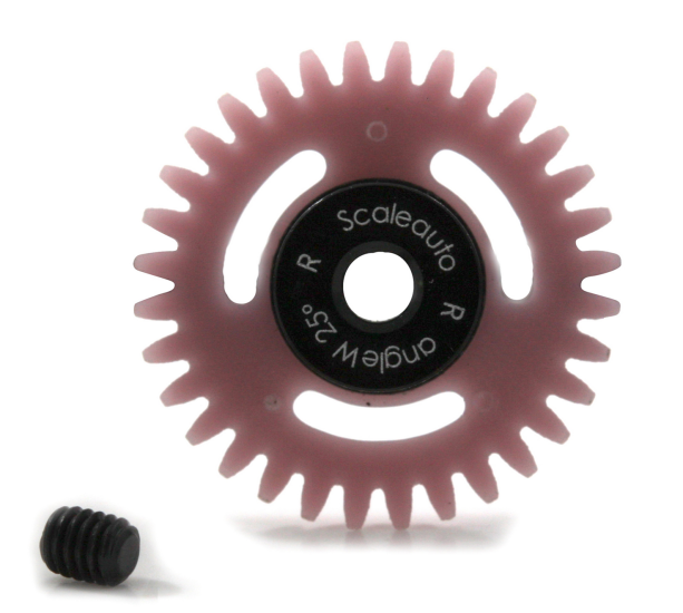 Scaleauto SC-1172R - 32T Polyamide Anglewinder Gear - 18mm diameter - for 3/32" axles