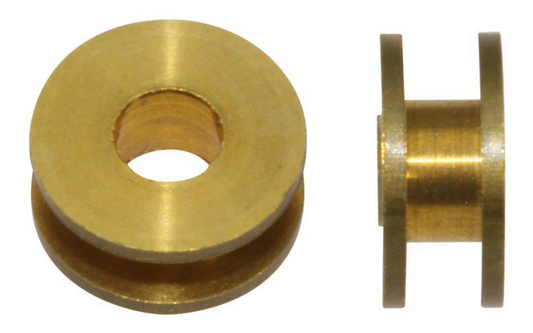 Scaleauto SC-1358 - Bronze Bushings, Double Flanged, 6mm, for 3/32 axles