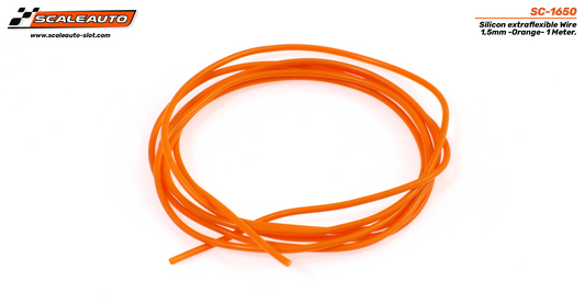 Scaleauto SC-1650 - Silicone Wire - Extraflexible - 1.5mm - 1 meter roll