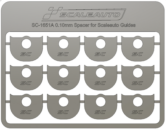Scaleauto SC-1651A - Guide Spacers - 0.10mm - pack of 12