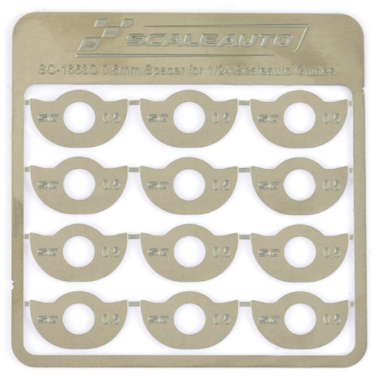 Scaleauto SC-1653C - Guide Spacers - 0.50mm - for 1/24 - pack of 12