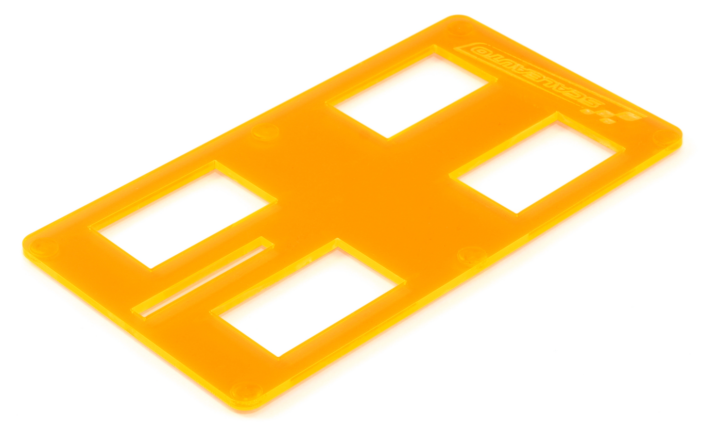 Scaleauto SC-5076 - Acrylic Support - Neon Orange