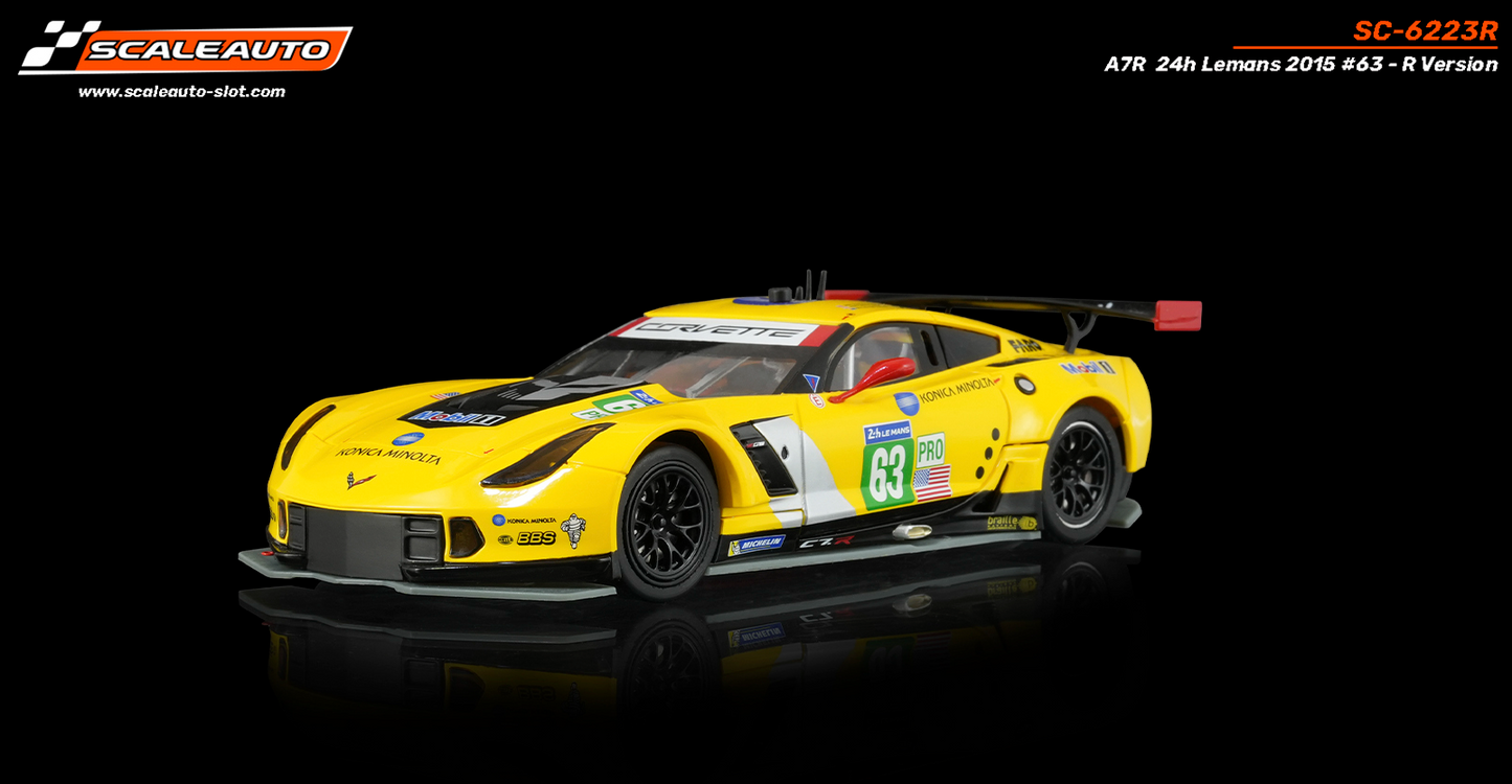 Scaleauto SC-6223R - PRE-ORDER NOW!!! - Corvette C7R #63 - '15 Le Mans 24h - R Series