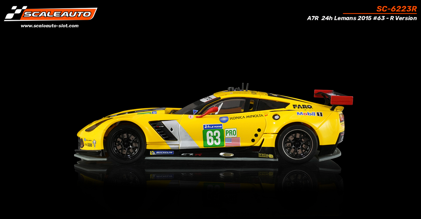 Scaleauto SC-6223R - PRE-ORDER NOW!!! - Corvette C7R #63 - '15 Le Mans 24h - R Series