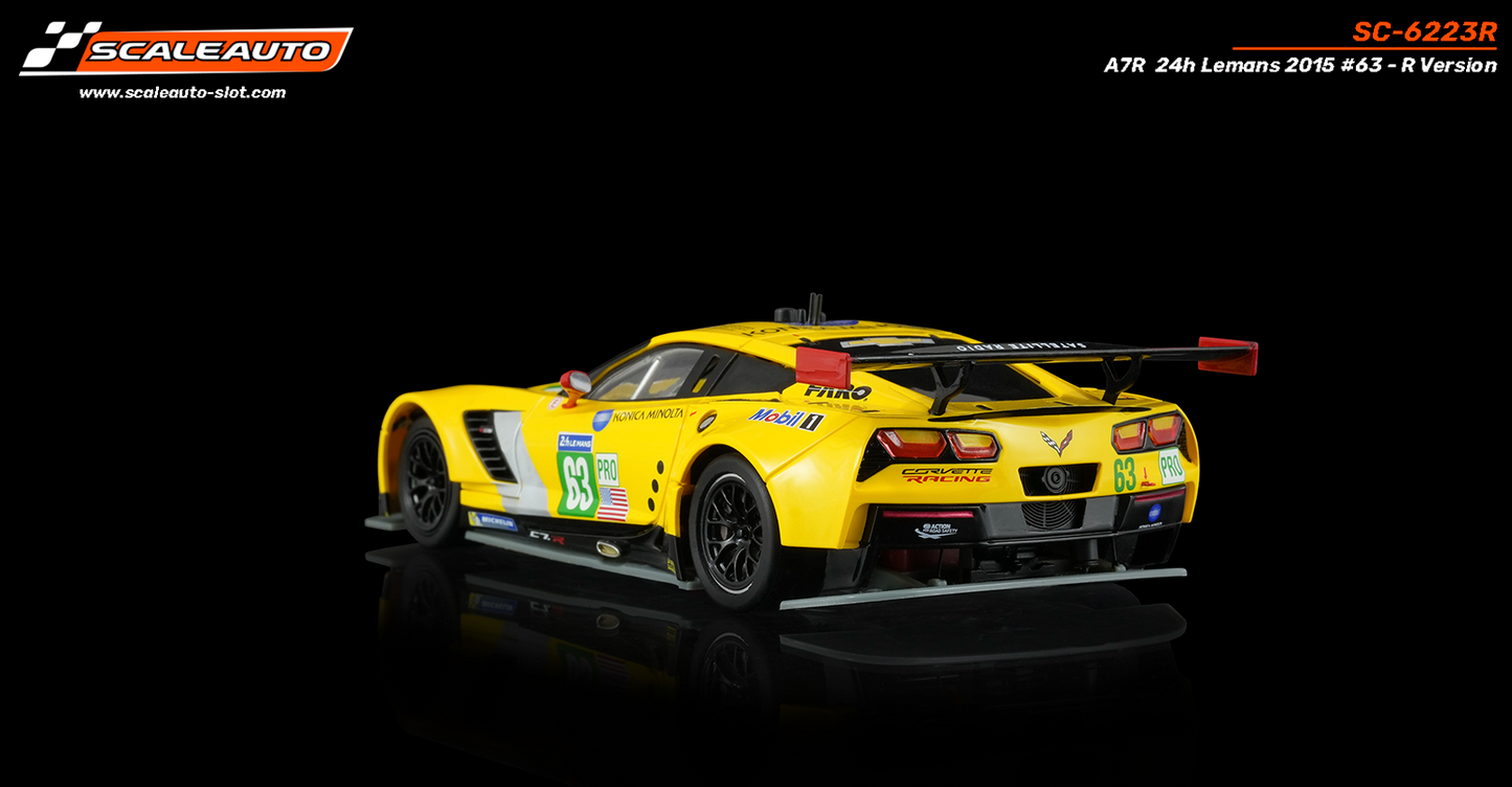 Scaleauto SC-6223R - PRE-ORDER NOW!!! - Corvette C7R #63 - '15 Le Mans 24h - R Series