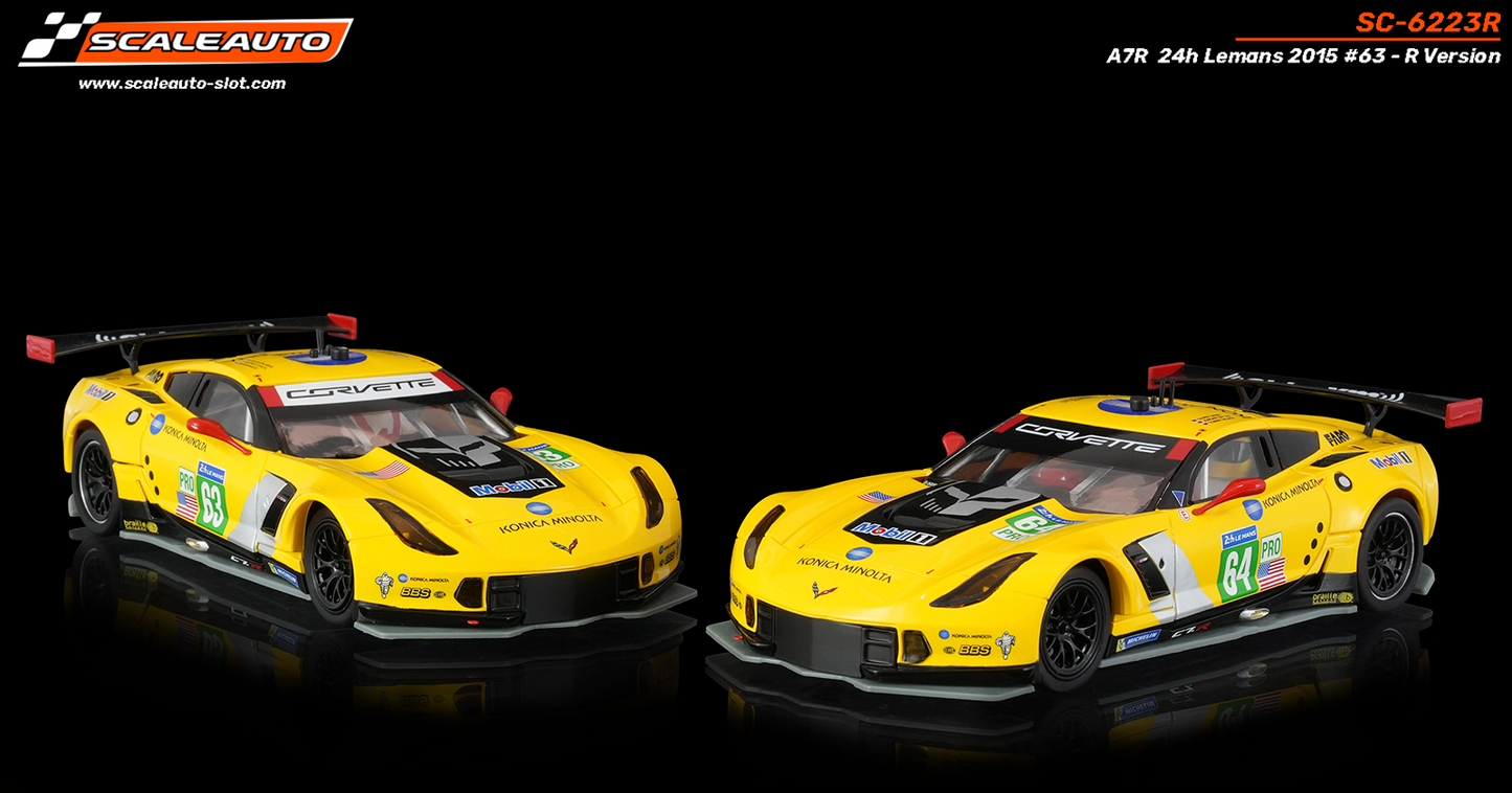 Scaleauto SC-6223R - PRE-ORDER NOW!!! - Corvette C7R #63 - '15 Le Mans 24h - R Series