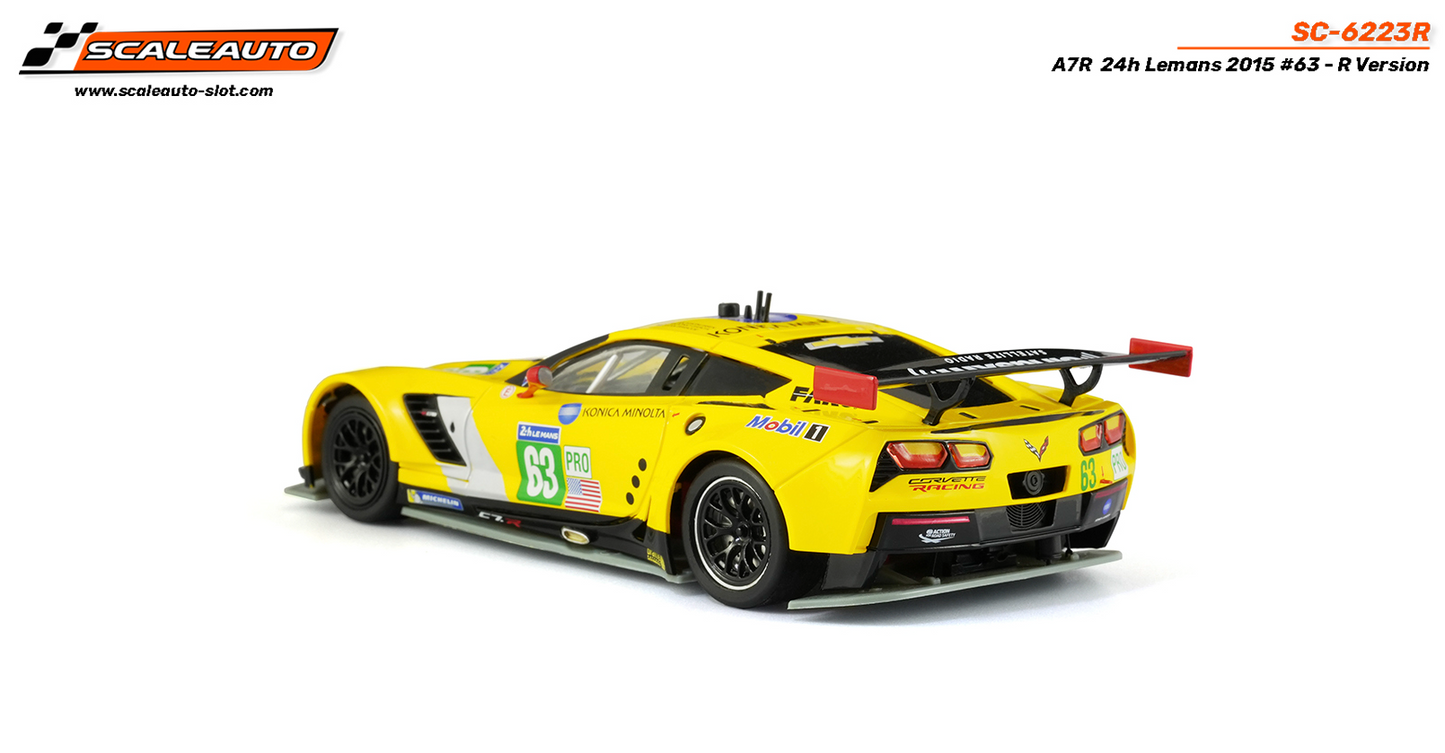 Scaleauto SC-6223R - PRE-ORDER NOW!!! - Corvette C7R #63 - '15 Le Mans 24h - R Series