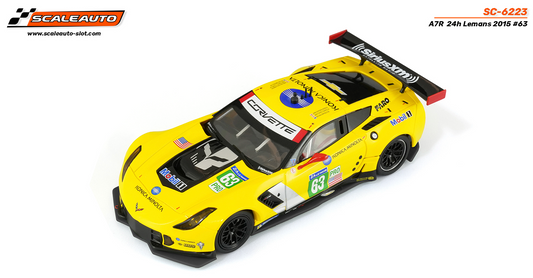 Scaleauto SC-6223 - PRE-ORDER NOW!!! - Corvette C7R #63 - '15 Le Mans 24h - Home Series