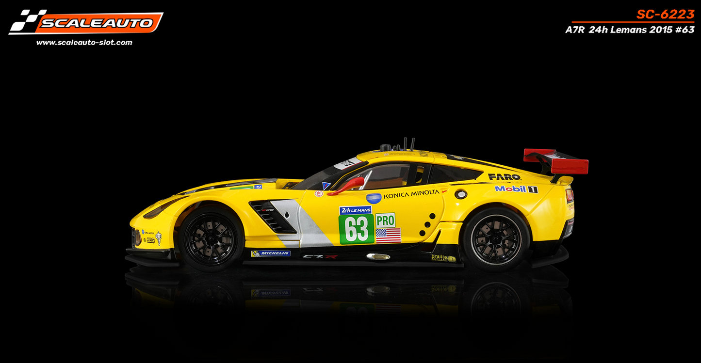 Scaleauto SC-6223 - PRE-ORDER NOW!!! - Corvette C7R #63 - '15 Le Mans 24h - Home Series