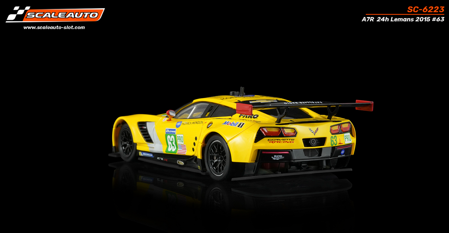 Scaleauto SC-6223 - PRE-ORDER NOW!!! - Corvette C7R #63 - '15 Le Mans 24h - Home Series