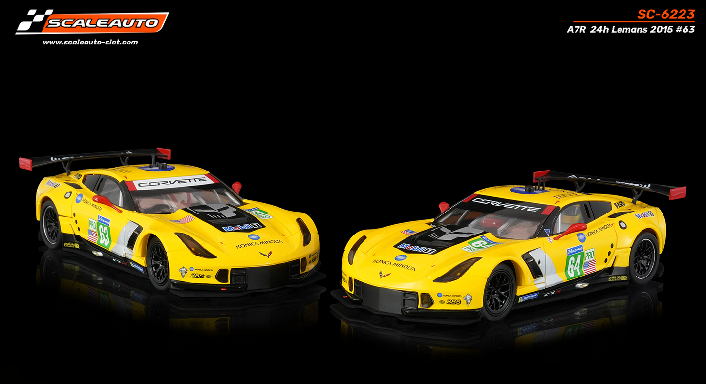 Scaleauto SC-6223 - PRE-ORDER NOW!!! - Corvette C7R #63 - '15 Le Mans 24h - Home Series