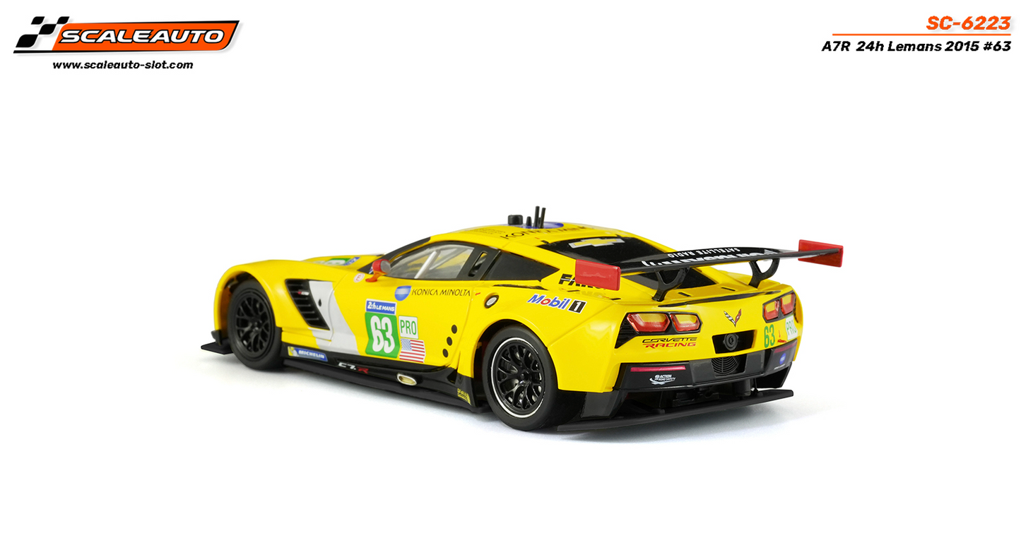 Scaleauto SC-6223 - PRE-ORDER NOW!!! - Corvette C7R #63 - '15 Le Mans 24h - Home Series