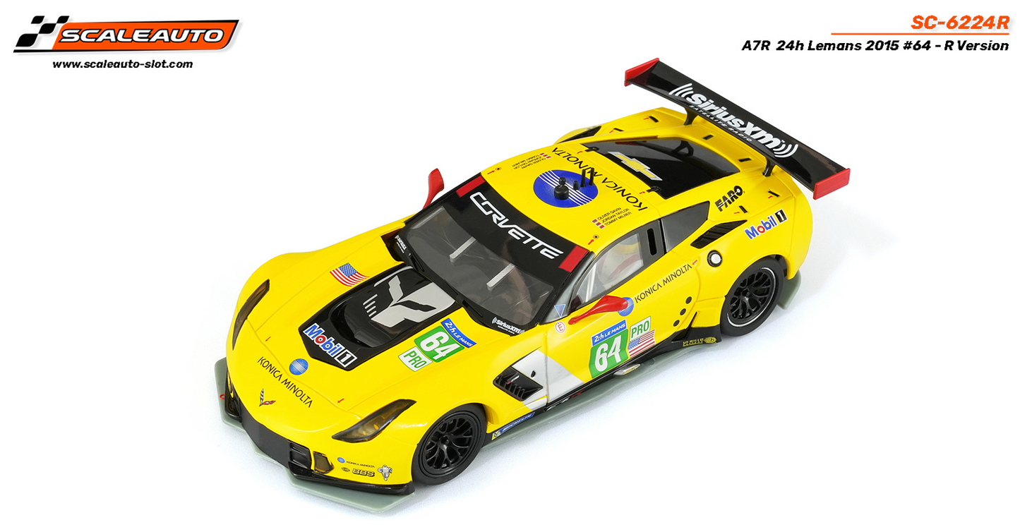 Scaleauto SC-6224R - PRE-ORDER NOW!!! - Corvette C7R #64 - '15 Le Mans 24h - R Series