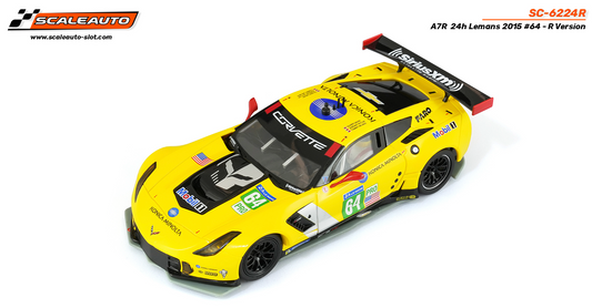 Scaleauto SC-6224R - PRE-ORDER NOW!!! - Corvette C7R #64 - '15 Le Mans 24h - R Series