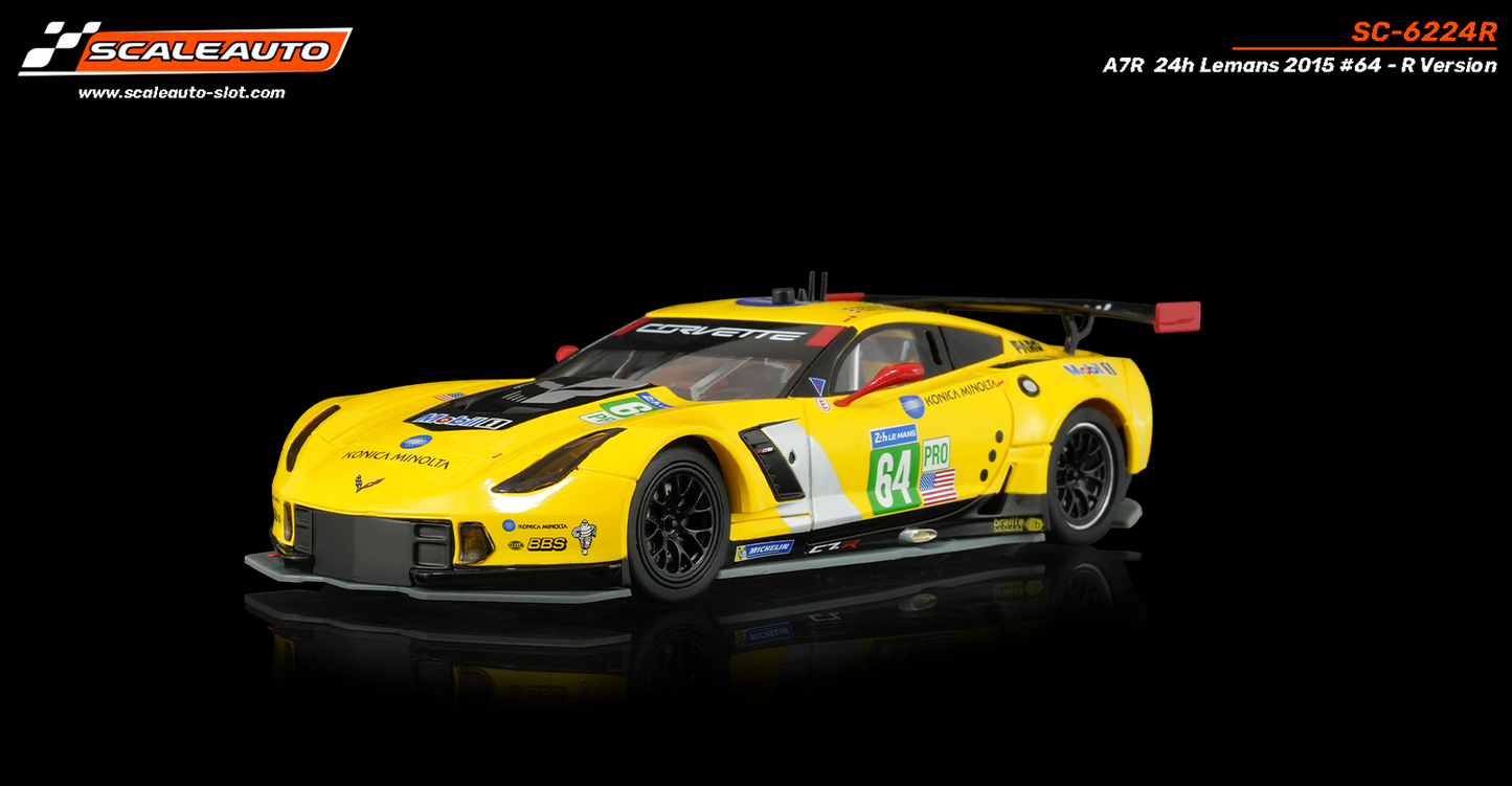 Scaleauto SC-6224R - PRE-ORDER NOW!!! - Corvette C7R #64 - '15 Le Mans 24h - R Series