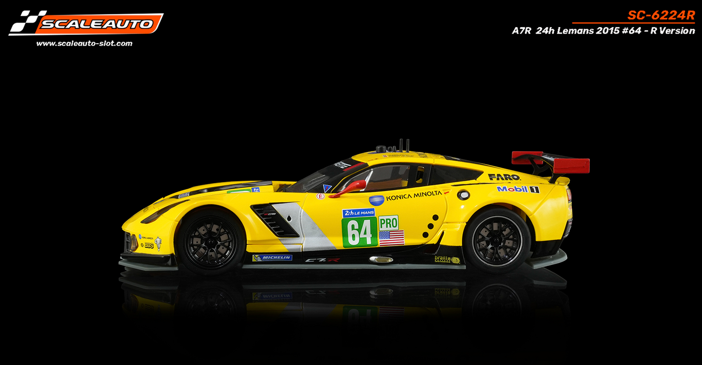 Scaleauto SC-6224R - PRE-ORDER NOW!!! - Corvette C7R #64 - '15 Le Mans 24h - R Series