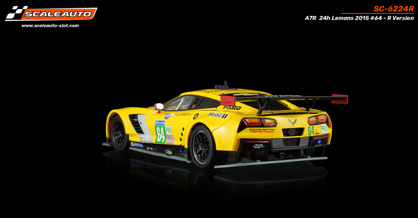 Scaleauto SC-6224R - PRE-ORDER NOW!!! - Corvette C7R #64 - '15 Le Mans 24h - R Series