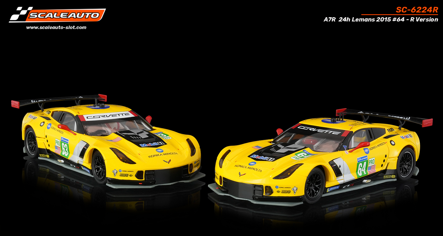 Scaleauto SC-6224R - PRE-ORDER NOW!!! - Corvette C7R #64 - '15 Le Mans 24h - R Series