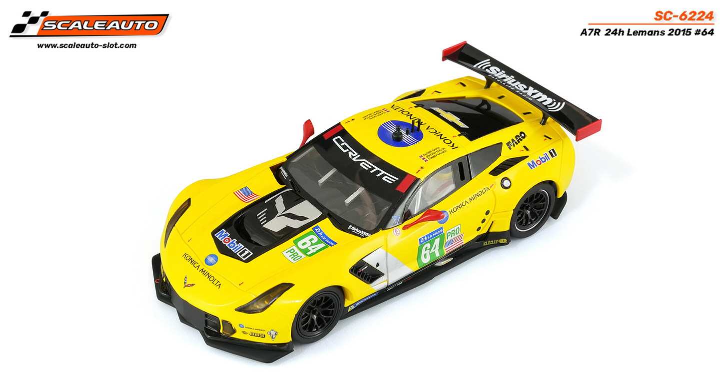 Scaleauto SC-6224 - PRE-ORDER NOW!!! - Corvette C7R #64 - '15 Le Mans 24h - Home Series