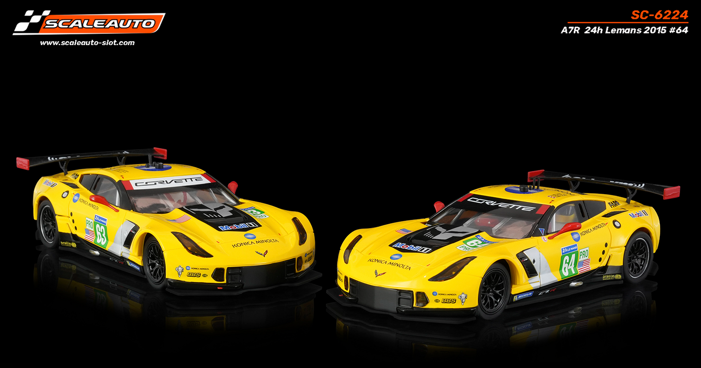 Scaleauto SC-6224 - PRE-ORDER NOW!!! - Corvette C7R #64 - '15 Le Mans 24h - Home Series