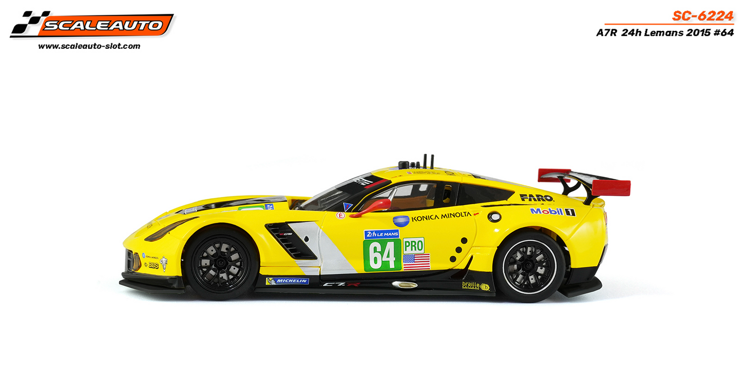 Scaleauto SC-6224 - PRE-ORDER NOW!!! - Corvette C7R #64 - '15 Le Mans 24h - Home Series