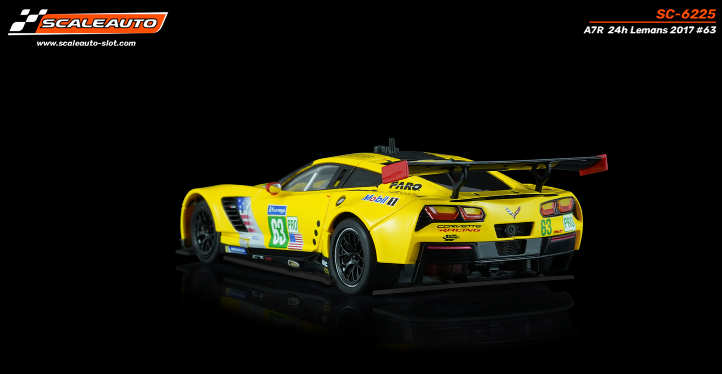 Scaleauto SC-6225 - PRE-ORDER NOW! - Corvette C7R #63 - '17 Le Mans 24h 3rd - Home Series