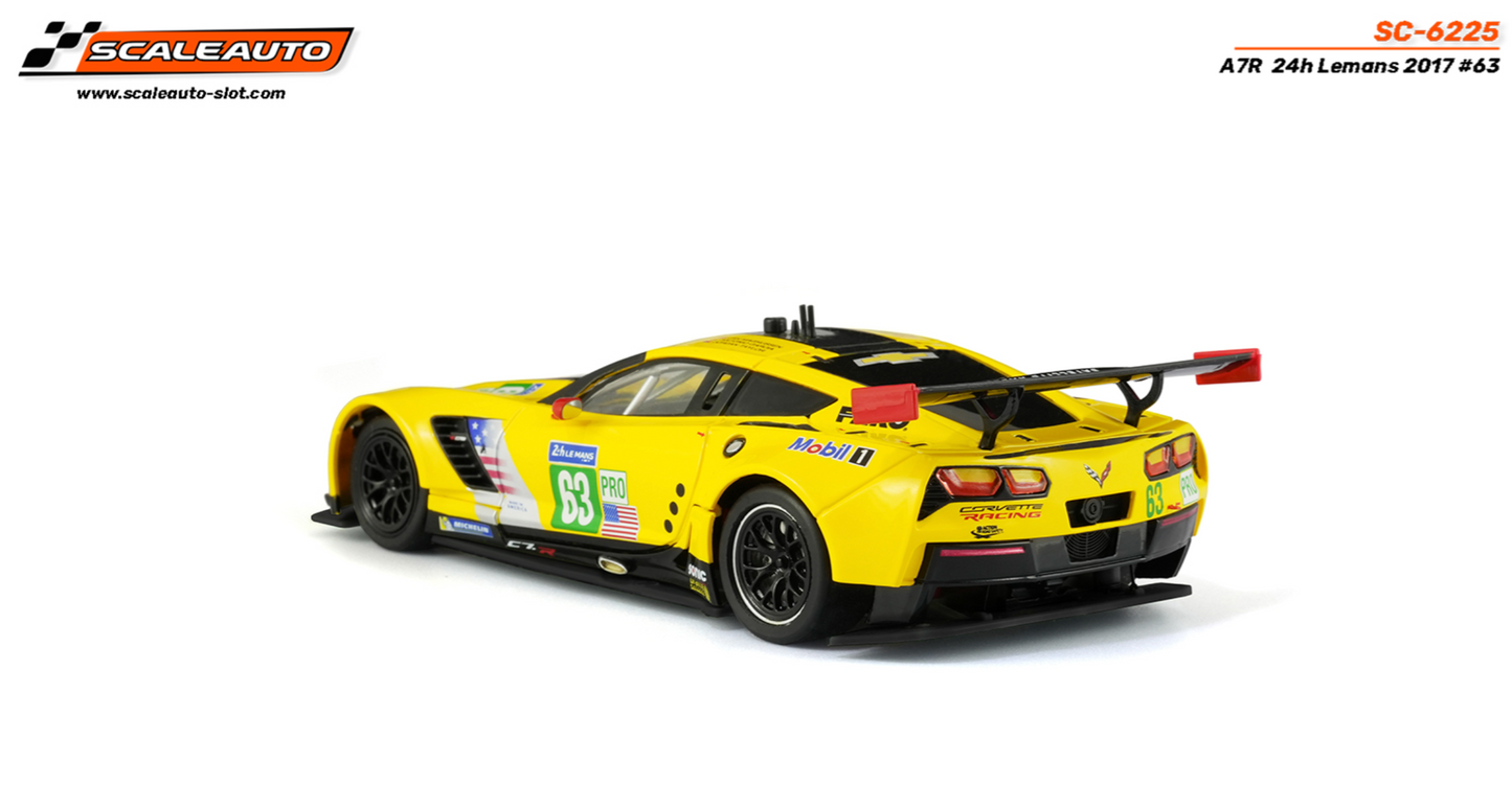 Scaleauto SC-6225 - PRE-ORDER NOW! - Corvette C7R #63 - '17 Le Mans 24h 3rd - Home Series