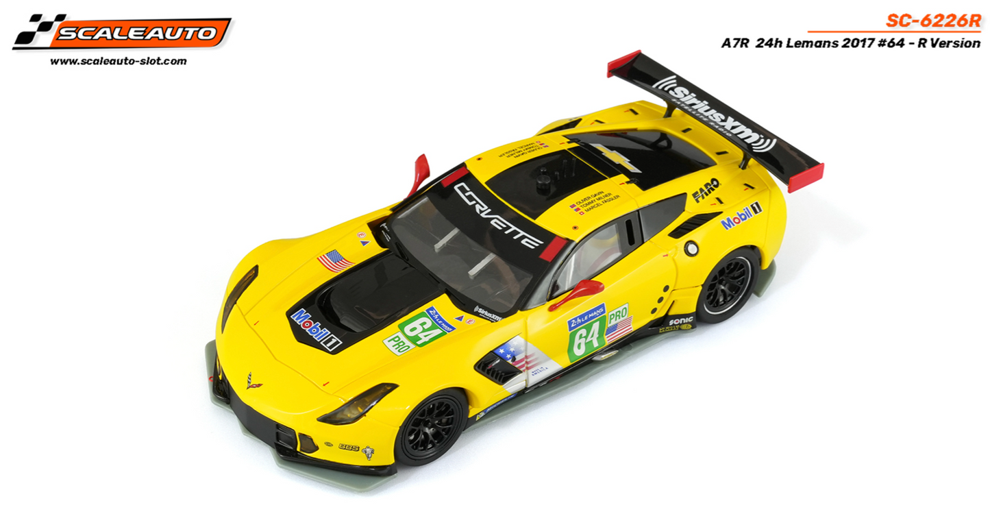 Scaleauto SC-6226R - PRE-ORDER NOW! - Corvette C7R #64 - '17 Le Mans 24h - R Series