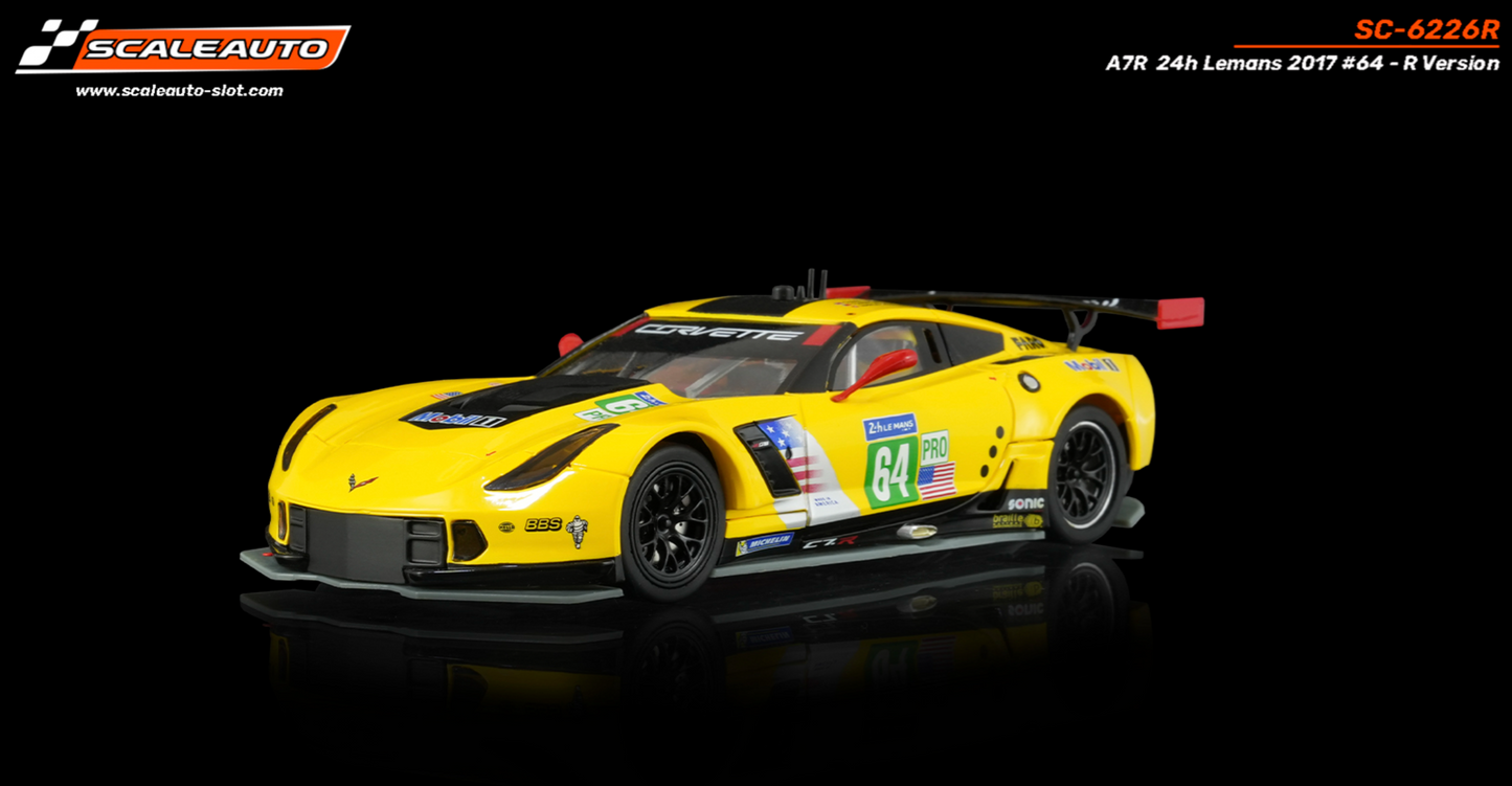 Scaleauto SC-6226R - PRE-ORDER NOW! - Corvette C7R #64 - '17 Le Mans 24h - R Series