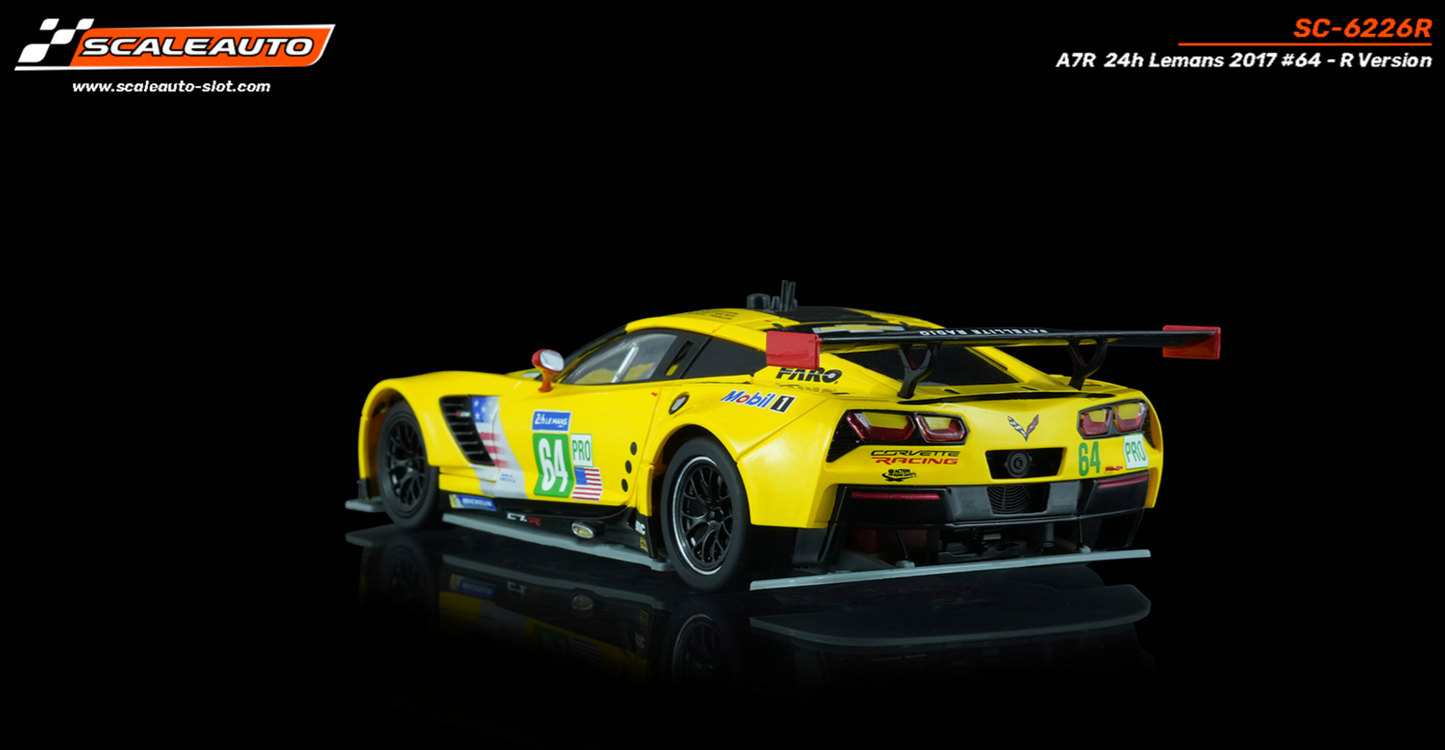 Scaleauto SC-6226R - PRE-ORDER NOW! - Corvette C7R #64 - '17 Le Mans 24h - R Series