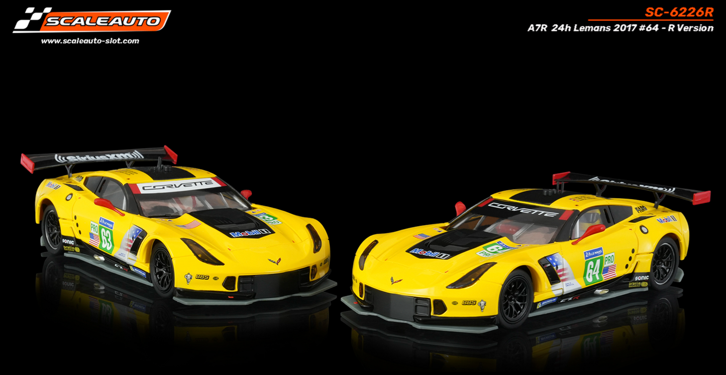 Scaleauto SC-6226R - PRE-ORDER NOW! - Corvette C7R #64 - '17 Le Mans 24h - R Series