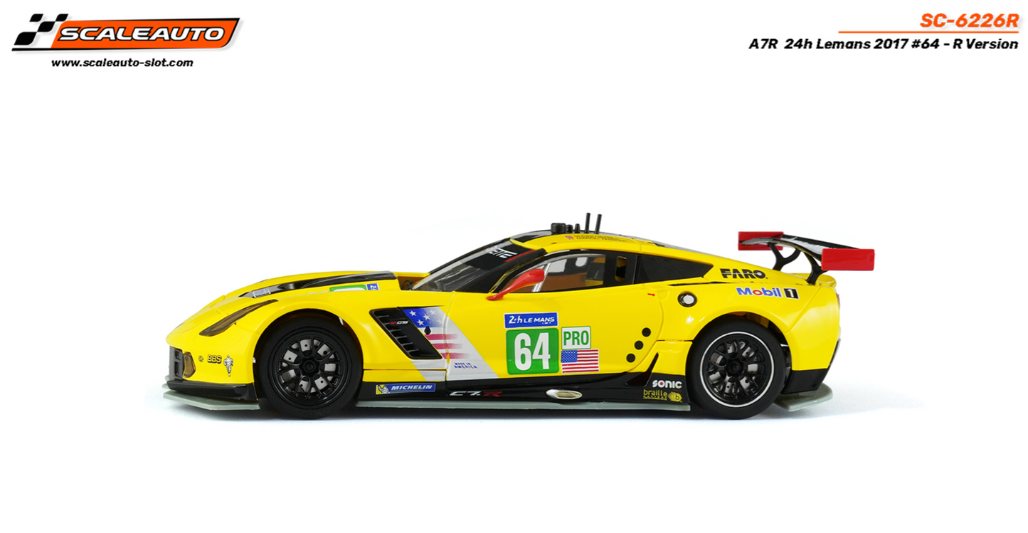 Scaleauto SC-6226R - PRE-ORDER NOW! - Corvette C7R #64 - '17 Le Mans 24h - R Series