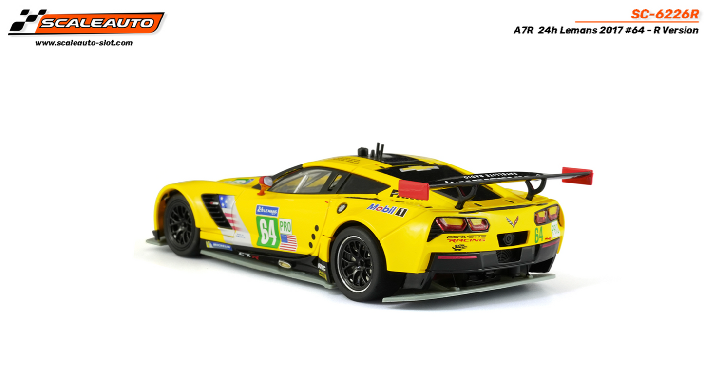 Scaleauto SC-6226R - PRE-ORDER NOW! - Corvette C7R #64 - '17 Le Mans 24h - R Series