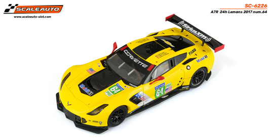 Scaleauto SC-6226 - PRE-ORDER NOW! - Corvette C7R #64 - '17 Le Mans 24h - Home Series