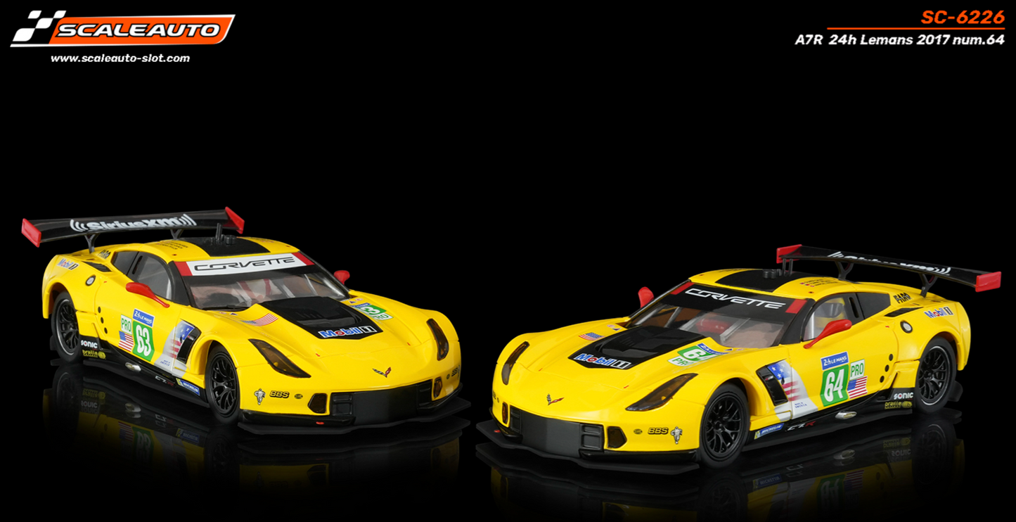 Scaleauto SC-6226 - PRE-ORDER NOW! - Corvette C7R #64 - '17 Le Mans 24h - Home Series