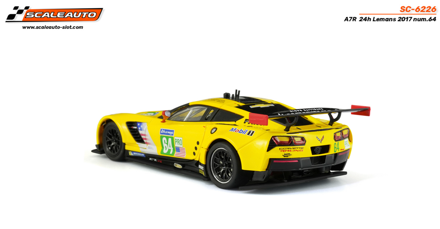 Scaleauto SC-6226 - PRE-ORDER NOW! - Corvette C7R #64 - '17 Le Mans 24h - Home Series