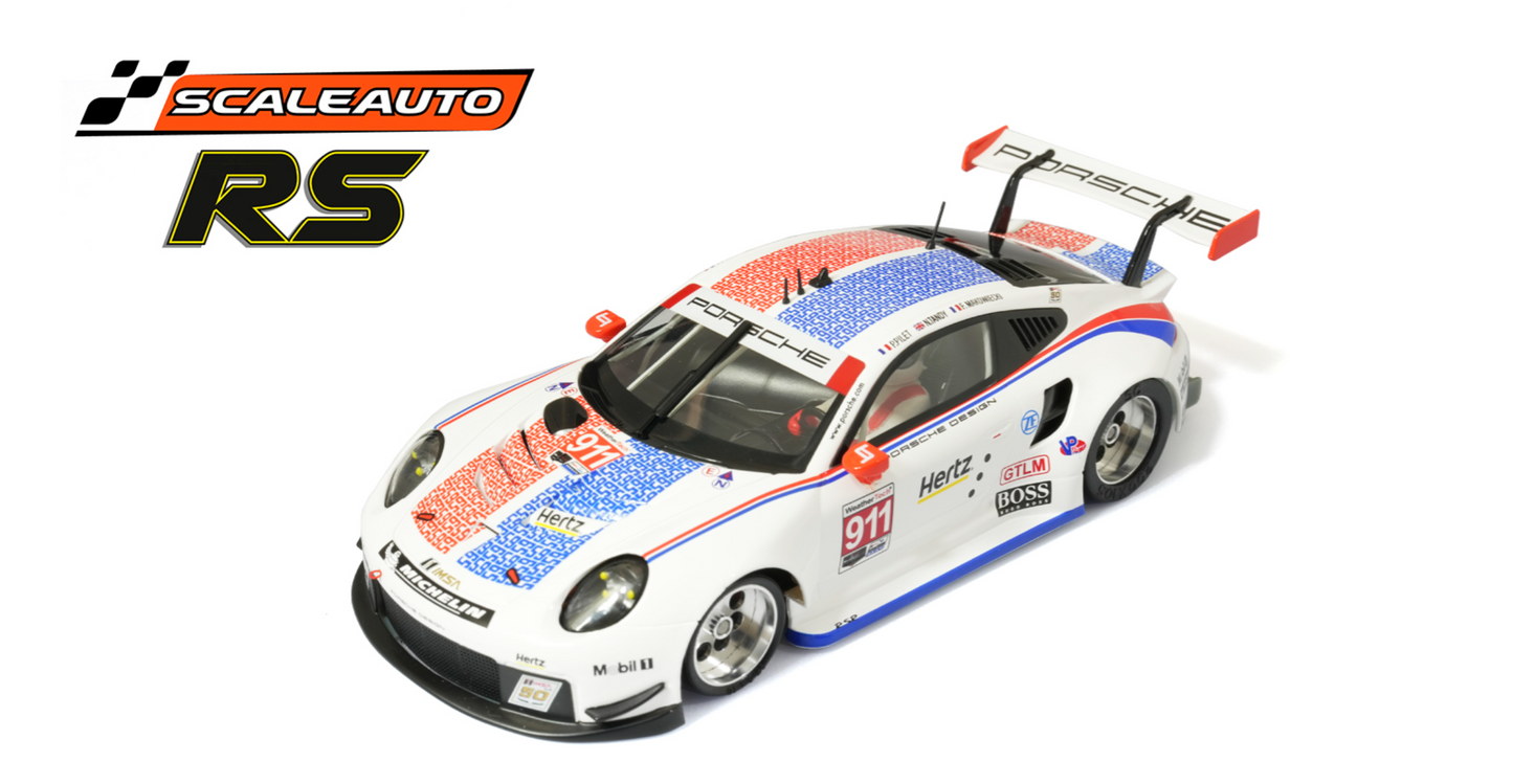 Scaleauto SC-6246RS - PRE-ORDER NOW! - Porsche 911.2 GT3 RSR #911 - Hertz - '19 Daytona - RS Series