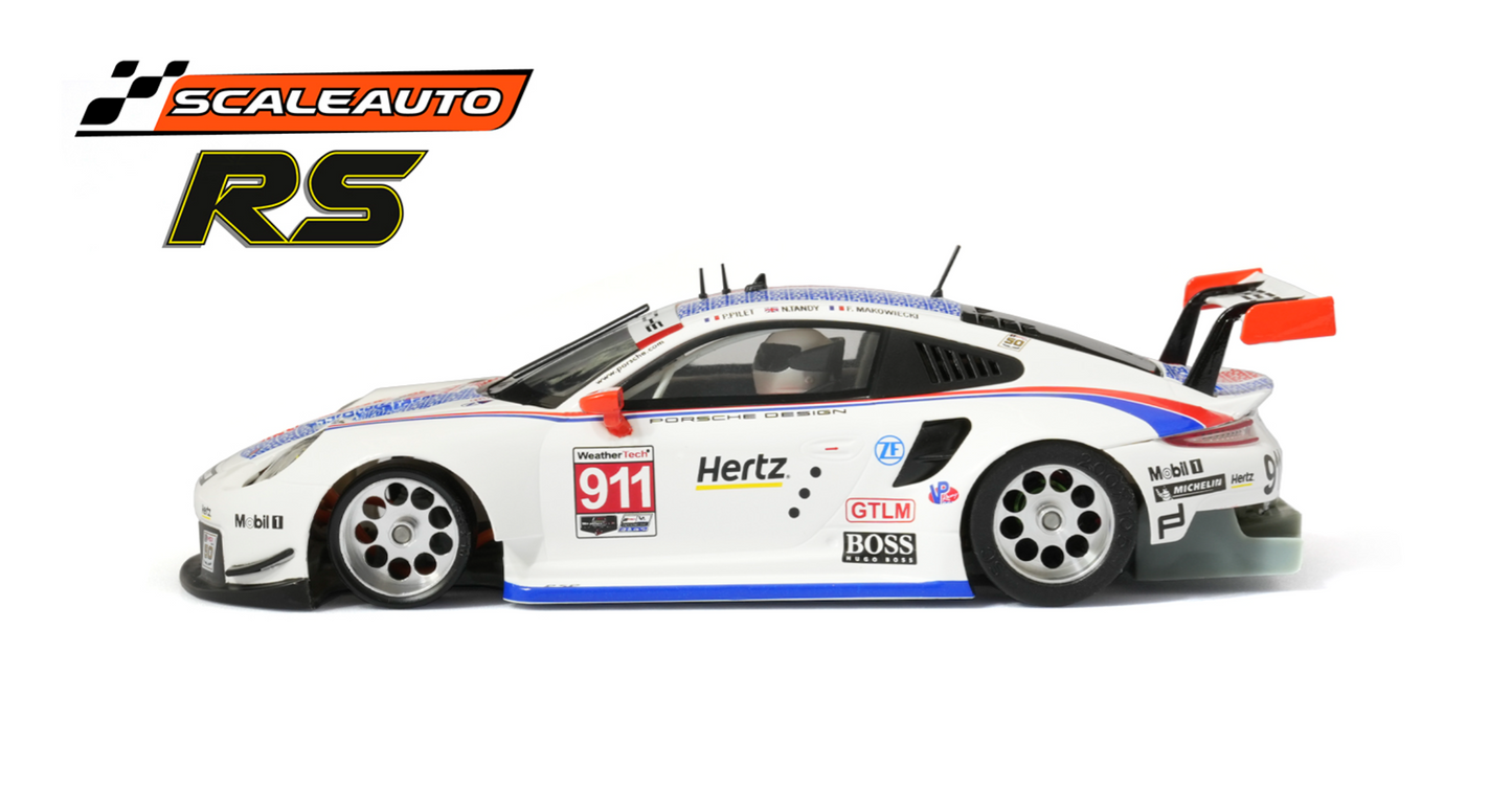 Scaleauto SC-6246RS - PRE-ORDER NOW! - Porsche 911.2 GT3 RSR #911 - Hertz - '19 Daytona - RS Series