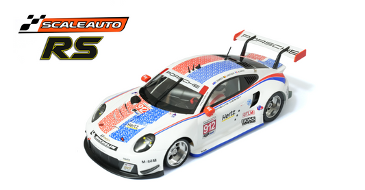 Scaleauto SC-6247RS - PRE-ORDER NOW! - Porsche 911.2 GT3 RSR #912 - Hertz - '19 Daytona - RS Series