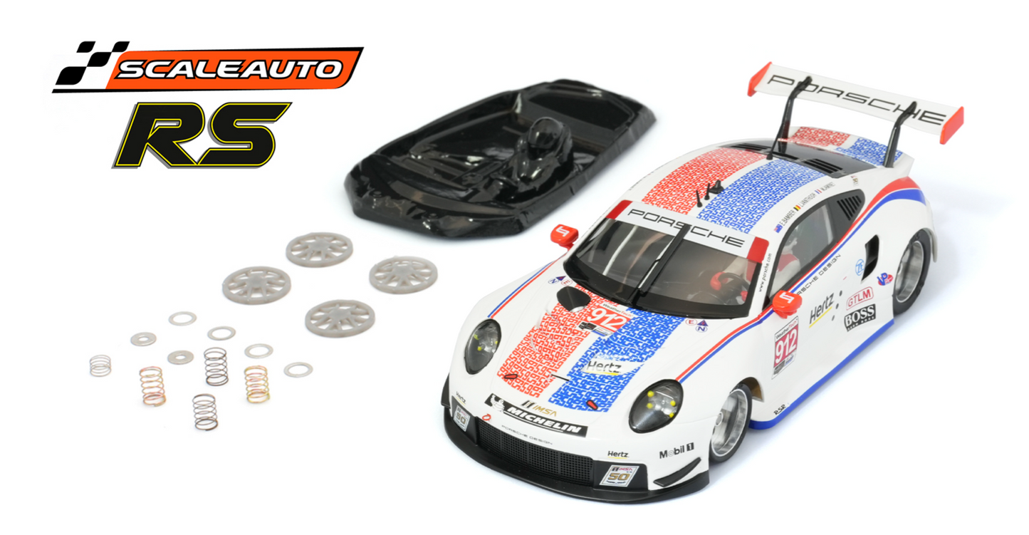 Scaleauto SC-6247RS - PRE-ORDER NOW! - Porsche 911.2 GT3 RSR #912 - Hertz - '19 Daytona - RS Series