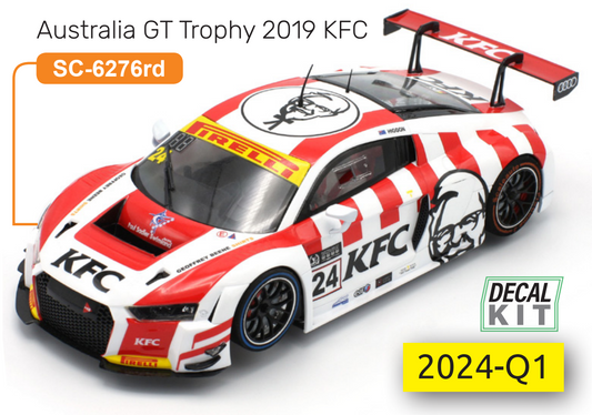 Scaleauto SC-6276rdR - PRE-ORDER NOW!!! - Audi R8 LMS GT3 - KFC #24 - '19 Australia GT Trophy - R Series