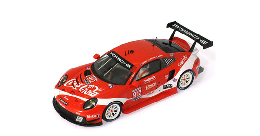 Scaleauto SC-6302RS - PRE-ORDER NOW!!! - Porsche 991.2 GT3 RSR - Coca-Cola #912 - '19 Petit Le Mans - RS Series