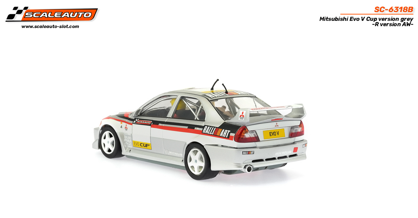 Scaleauto SC-6318B - PRE-ORDER NOW!!! - Mitsubishi Lancer EVO V  - Cup Version - Grey - R4WD Series