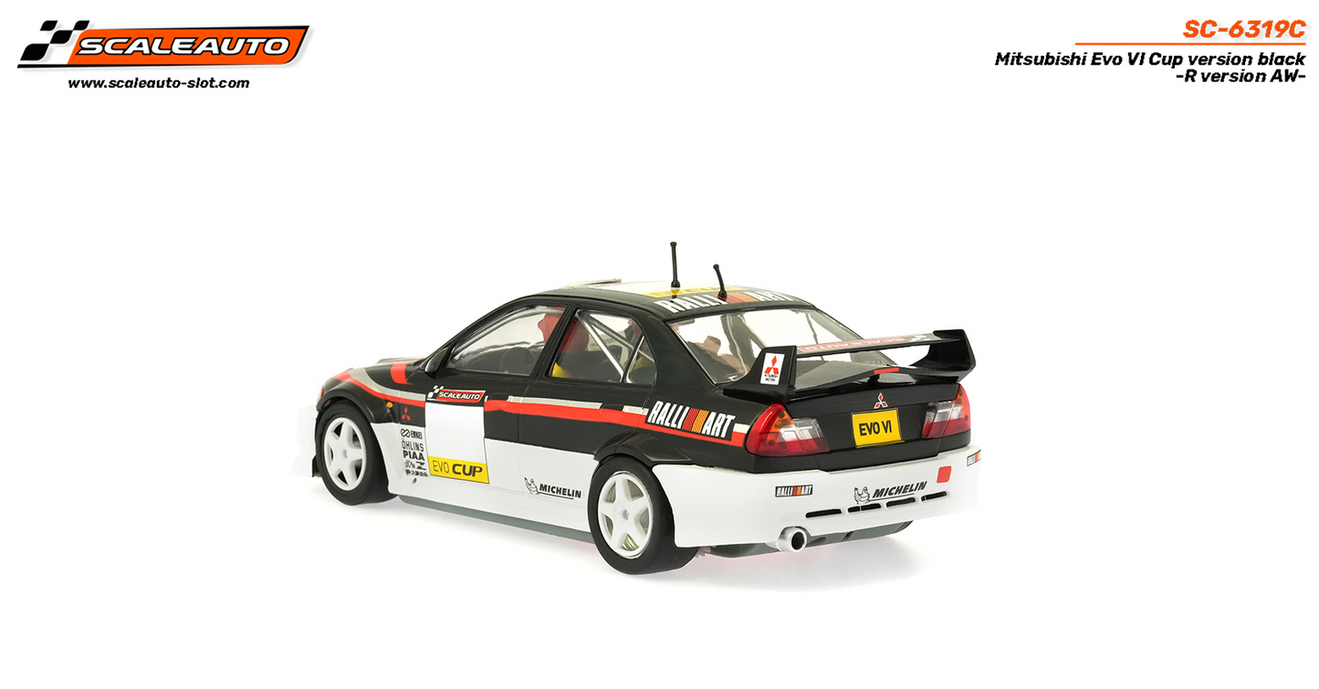 Scaleauto SC-6319C - PRE-ORDER NOW!!! - Mitsubishi Lancer EVO VI - Cup Version - Black - R4WD Series