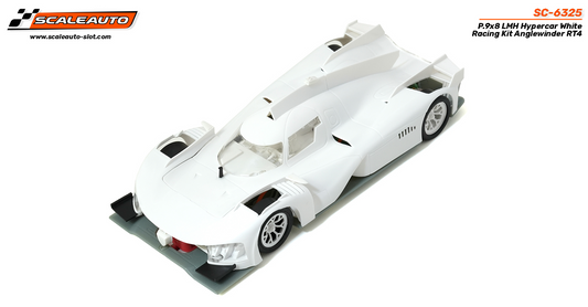 Scaleauto SC-6325 - 9x8 LMH Hypercar - White Kit Anglewinder RT4 - PRO