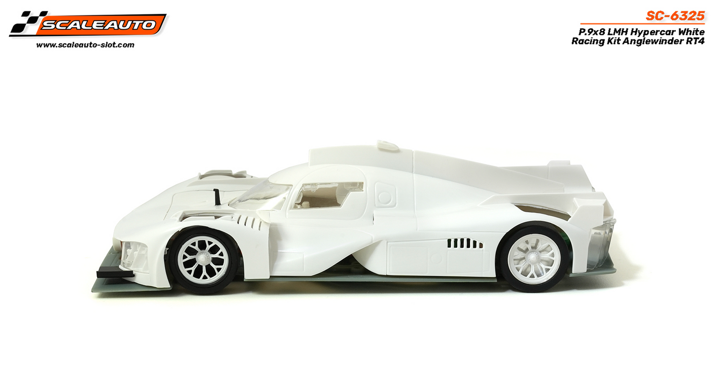 Scaleauto SC-6325 - 9x8 LMH Hypercar - White Kit Anglewinder RT4 - PRO