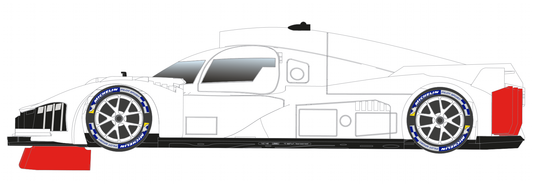 Scaleauto SC-6325 - PRE-ORDER NOW!!! - 9x8 LMH Hypercar - White Kit Anglewinder RT4 - PRO